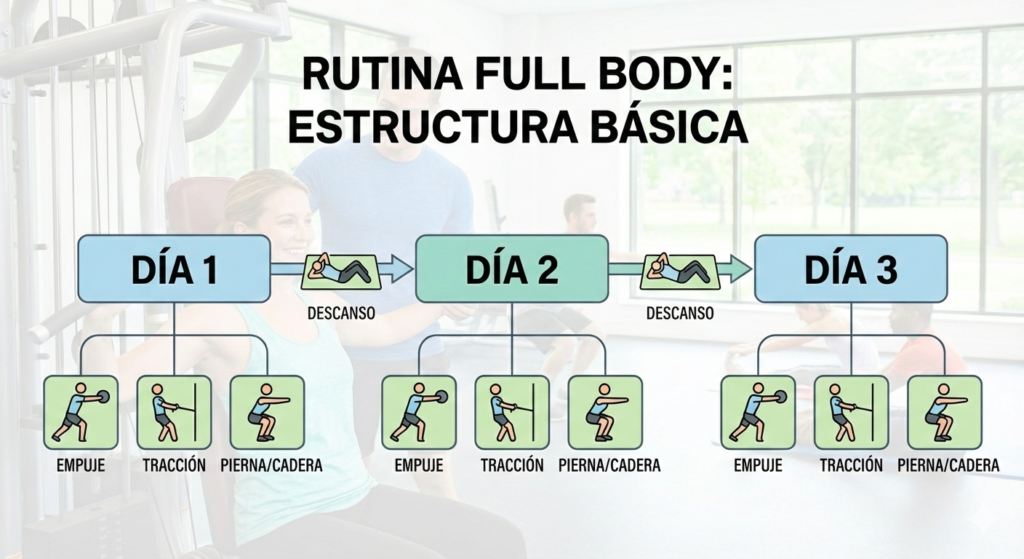 Rutina: Full Body (Cuerpo Completo), estructura
